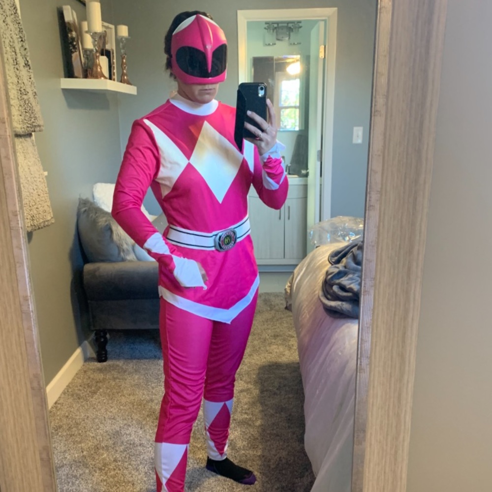 Pink Power Ranger Costume (size small 4-6)